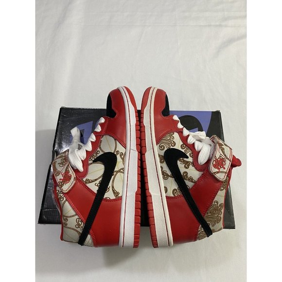 Pre-Owned Mens Size 7.5 Light Bone Nike SB Dunk Mid Linoleum Skateboarding Shoes main image 6